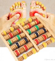 wooden foot massager ( multi colour )