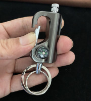 Windproof Compass Permanent Match Lighter