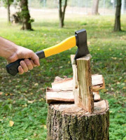 Plastick Grip Handle  Chopping  Wood  Axe