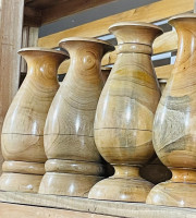 Wooden Vase  ( 4 Pcs Set )