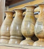 Wooden Vase  ( 4 Pcs Set )