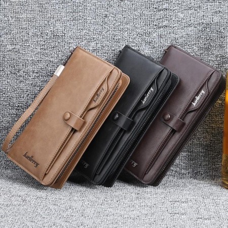 BOWEISI Mens Long Wallet