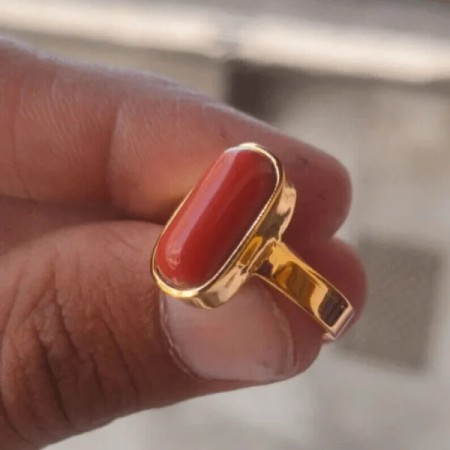 Red Coral Stone 4 carat Quality