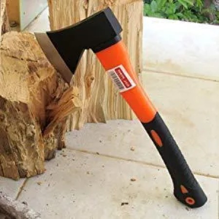 Carbon Steel Professional Hatchet Orange Color