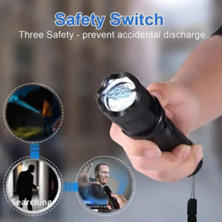 Multifuncation Flashlight & Leser Rechargeble Stun Gun (1mv)