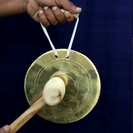 ৮ ইঞ্চি সাইজের পিতলের স্কুল - কলেজের ঘন্টা ( 8 inch medium brass school-college bell size )